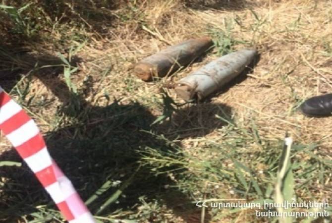 В ручье в  Нубарашене  обнаружены 2 взрывных устройства