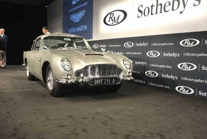 L’Aston Martin de James Bond vendue aux enchères pour plus de 6 millions de dollars