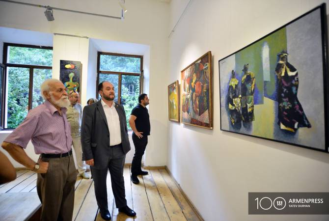 Открылась выставка работ Заслуженного художника РА  Владимира  Абрамяна