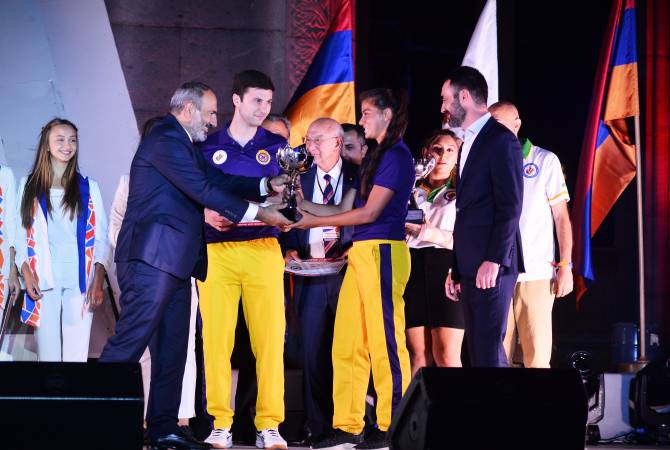 اختتام الألعاب السابعة لعموم الأرمن بحفل كبير في ميدان الحرية- بالعاصمة يريفان-