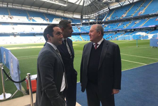 Armen Sarkissian a rencontré le président de « Manchester City »