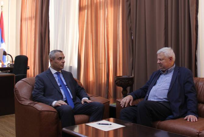 Foreign Minister of Artsakh received Ambassador Andrzej Kasprzyk