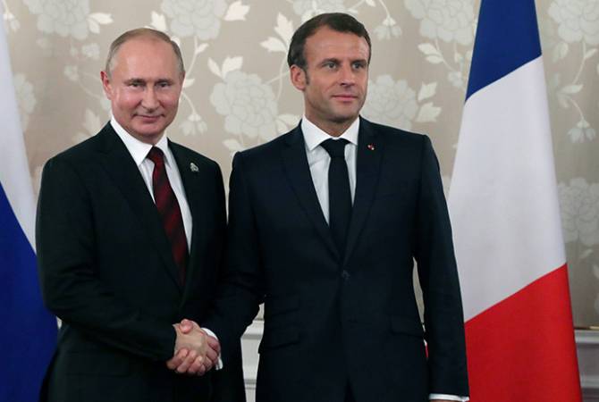 Президенты России и Франции обсуждали  нагорно-карабахский  конфликт