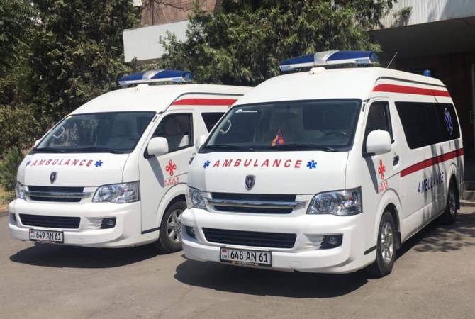 Արարատի մարզի խոշոր քաղաքների բուժծառայությունները համալրվել են 
շտապօգնության նոր մեքենաներով