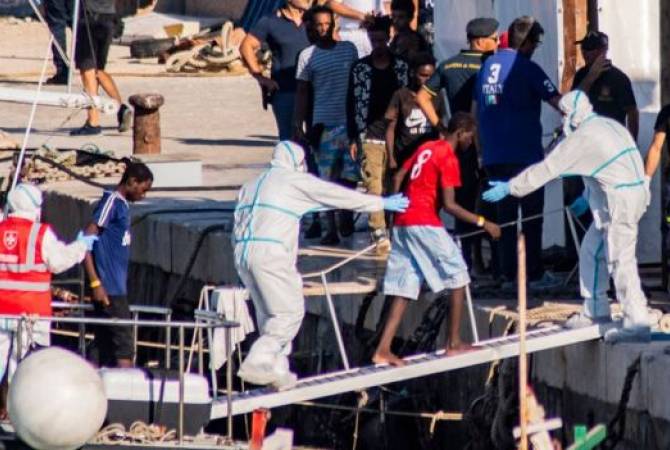 Les passagers de l'Open Arms ont débarqué à Lampedusa
