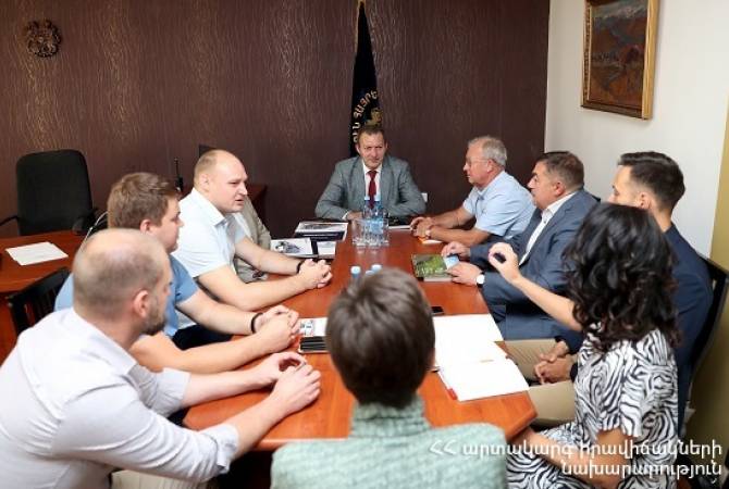 Аркадий Балян принял делегацию Нижегородской области РФ