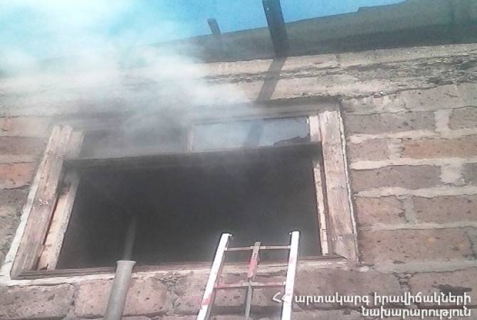 Пожар в городе Масис: пострадавших нет