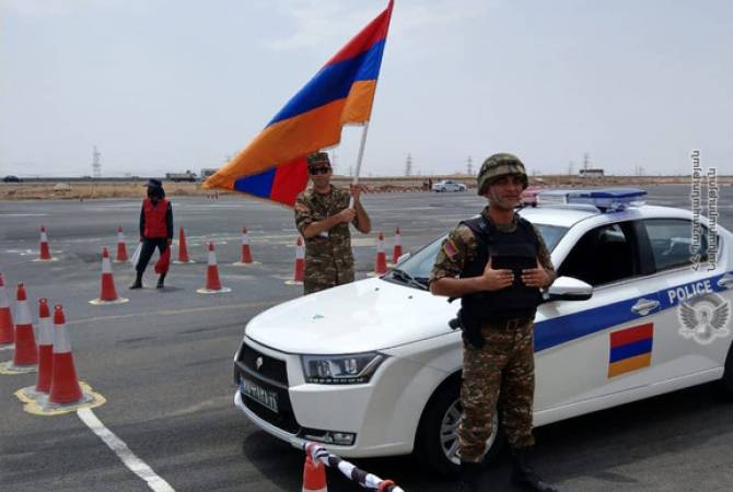عسكريون من وزارة الدفاع الأرمينية يحصلون على جوائز في مسابقة دوريات الطرق الدولية 2019 بإيران