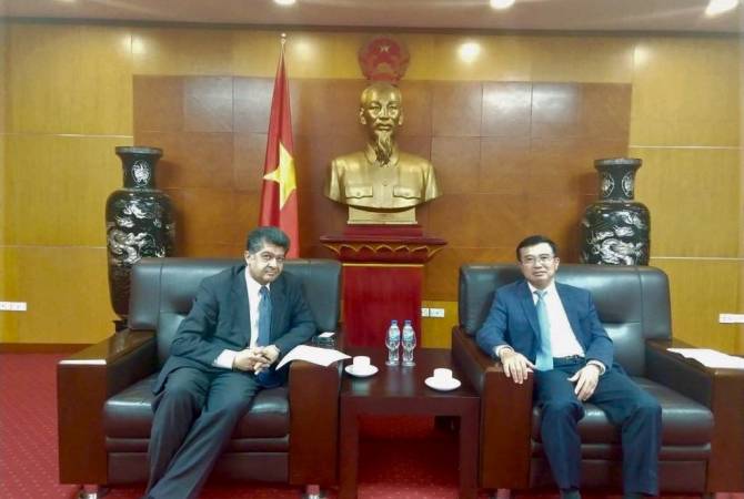   Kajoïan a rencontré le coprésident de la Commission intergouvernementale Arménie-Viêt Nam
