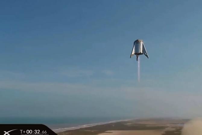 Space X провела успешные испытания аппарата Starhopper