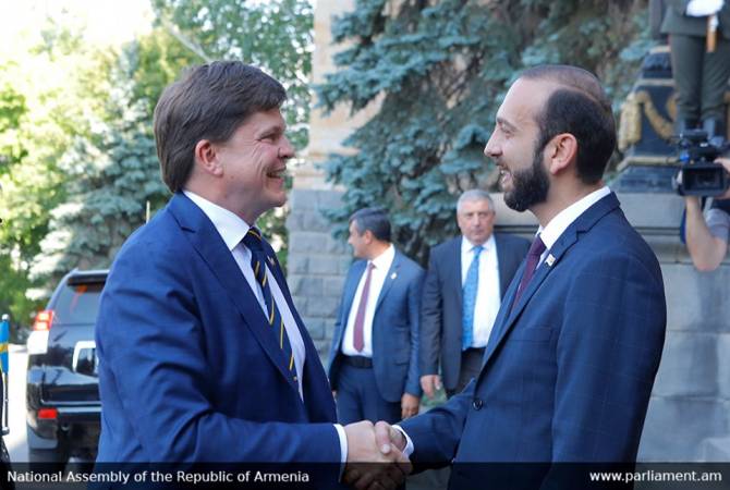 Swedish Speaker of Parliament completes official visit to Armenia
