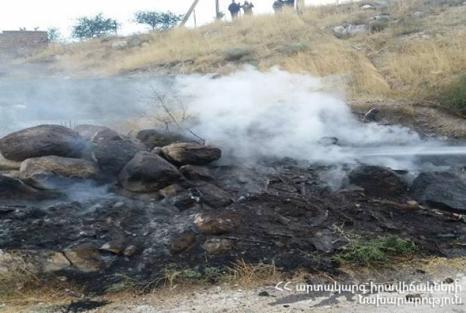 АРМЕНИЯ: Зарегистрировано 35 пожаров на травяных участках