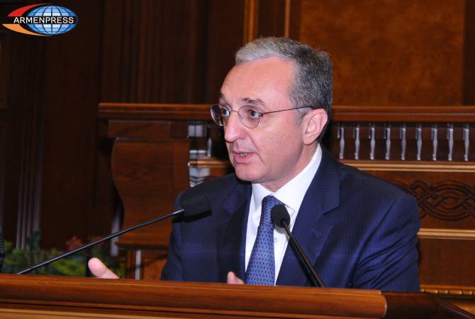 Le chef de la diplomatie arménienne énonce les principes fondamentaux de la politique 
étrangère