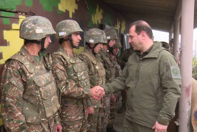 Armenian defense minister visits Artsakh’s Defense Army