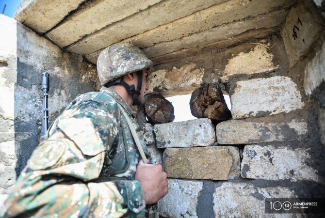 За  прошедшую неделю    Азербайджан произвел около  650 выстрелов в сторону 
армянских позиций