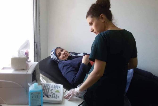 Армянские врачи, осуществляющие гуманитарную миссию в Сирии, оказали помощь 4870 
сирийцам