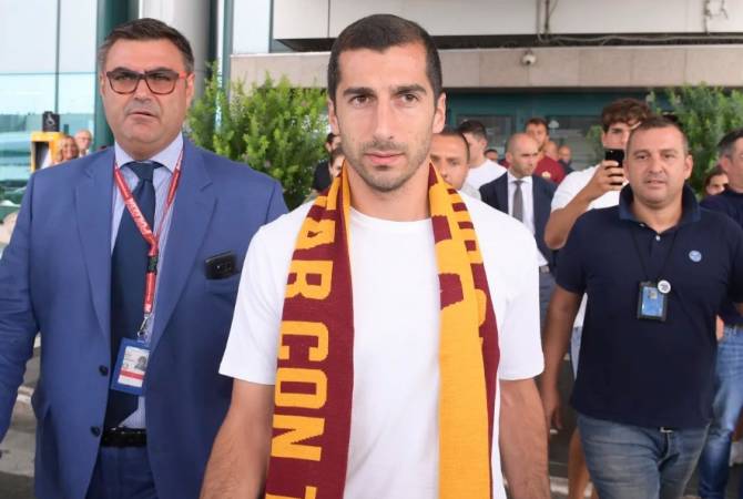 Генрих Мхитарян присоединился к итальянскому футбольному клубу «Рома»

