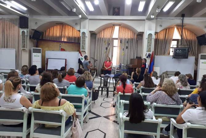 Armenian humanitarian specialists organize first aid courses for civilians of Syria’s Aleppo