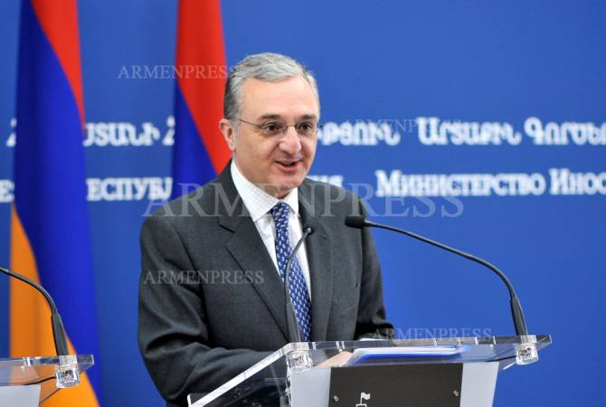 أرمينيا تستبعد التعاون مع أي دولة على حساب العلاقات مع شريك آخر- وزير الخارجية زوهراب مناتساكانيان-
