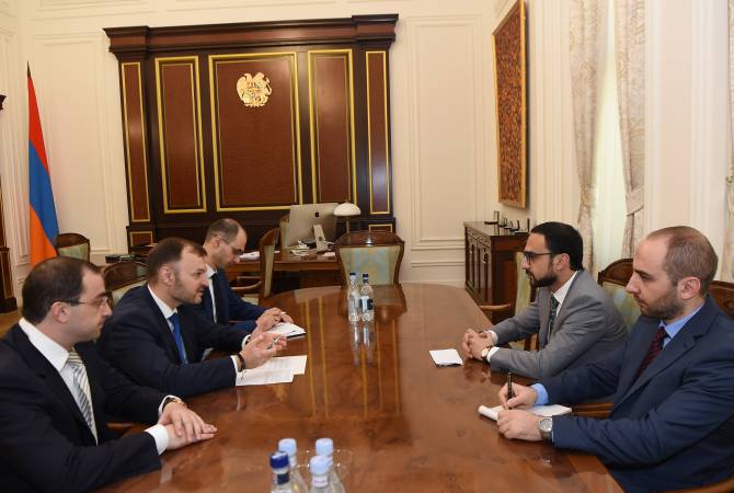 Le vice-Premier ministre a reçu l'ambassadeur de Moldavie en Arménie