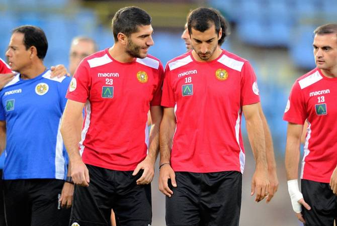 Известен стартовый  состав сборной  Армении в матче  с командой  Боснии и Герцеговины 