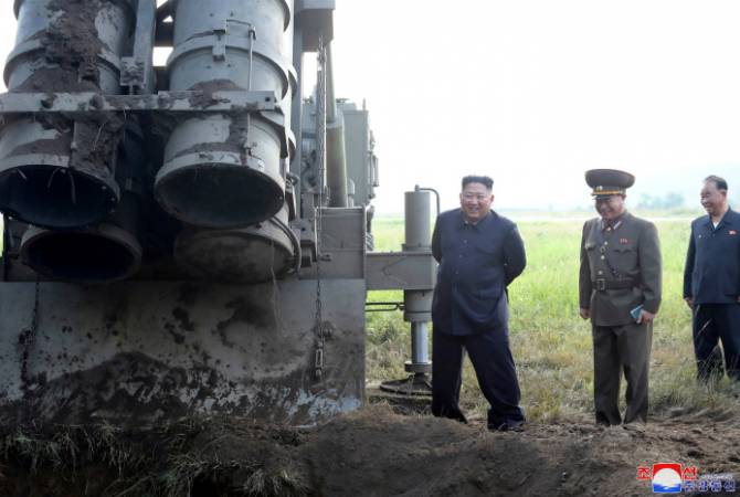 North Korea tests super-large multiple rocket launcher 