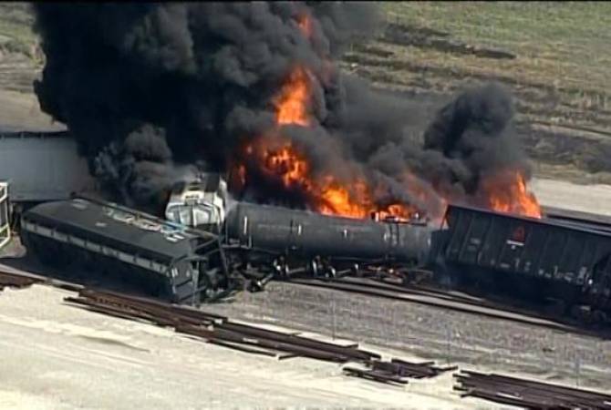 Իլինոյսում բեռնատար գնացքը դուրս Է ընկել ռելսերից. Associated Press 
