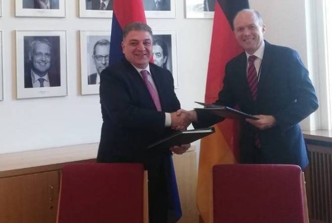 التوقيع على بروتوكول تنفيذ اتفاقية أرمينيا- ألمانيا بشأن إعادة قبول الأشخاص المقيمين دون تصريح