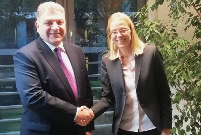 Armenian MFA’s Secretary General meets Director of Central Service at German Federal Foreign 
Office