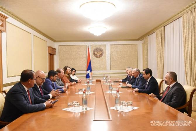 Artsakh's President receives a group of French parliamentarians