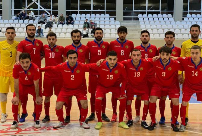 Armenian national futsal team begins training