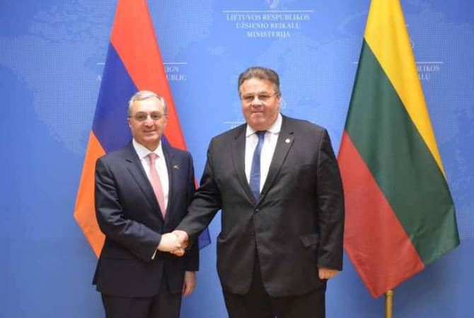 Armenian FM in Lithuania on official visit  