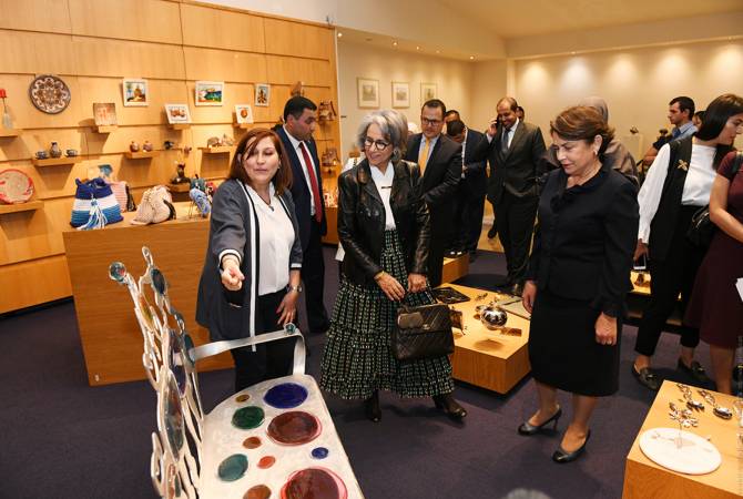 Armenian President’s spouse, Sheikha of Kuwait visit Cafesjian Center for Arts in Yerevan