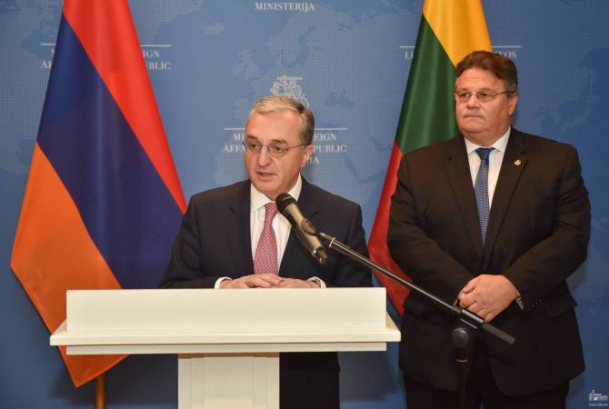 Armenia, Lithuania have targeted agenda of cooperation – FM Mnatsakanyan