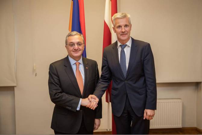 Глава МИД Армении и вице-премьер Латвии обсудили перспективы сотрудничества

