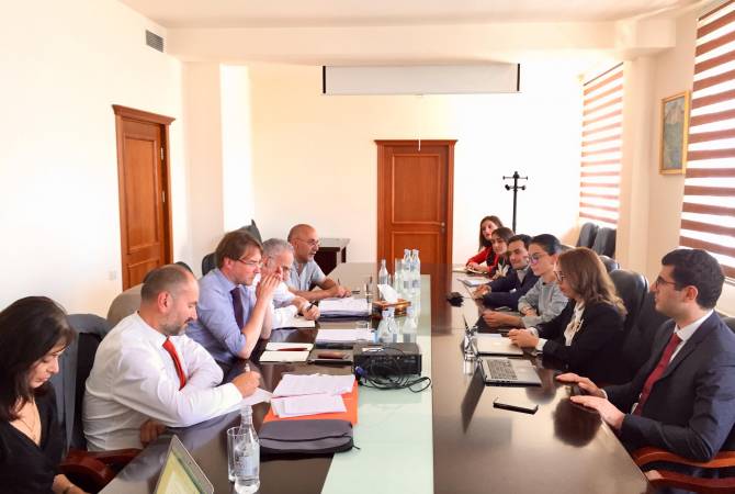 Заместители министра юстиции Армении приняли делегацию экспертной группы 
Венецианской комиссии