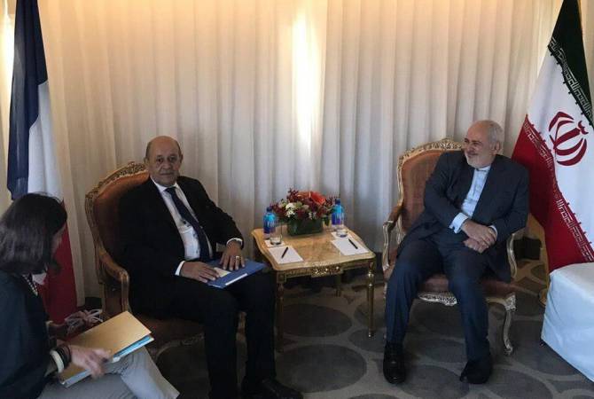 Главы МИД Ирана и Франции провели переговоры на полях Генассамблеи ООН