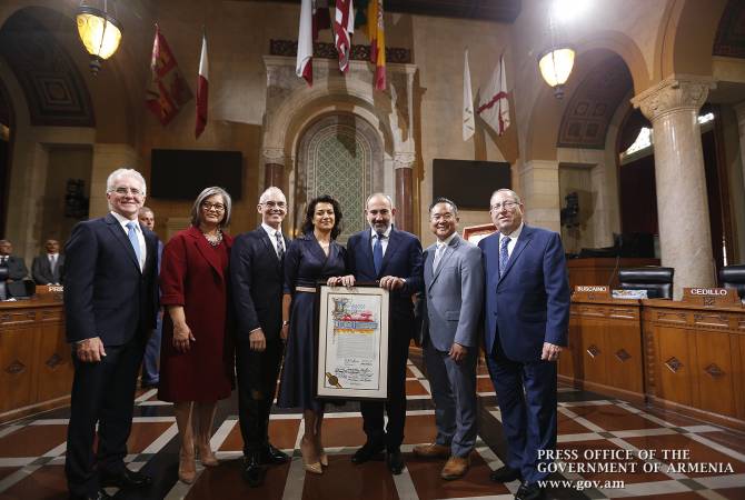Armenian PM meets with Lieutenant Governor of California