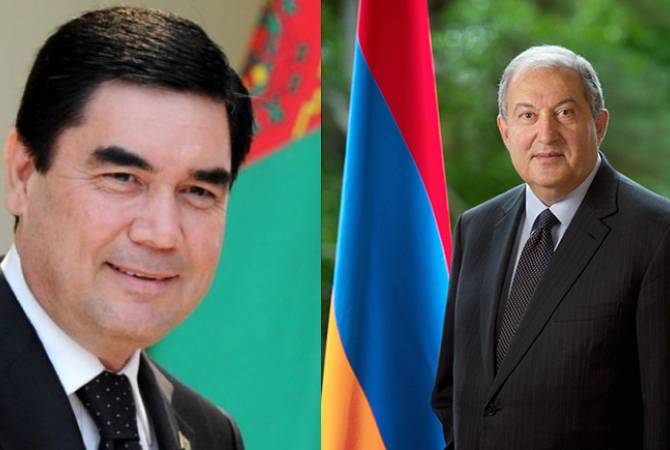 Armenian President congratulates Turkmen counterpart on Independence Day