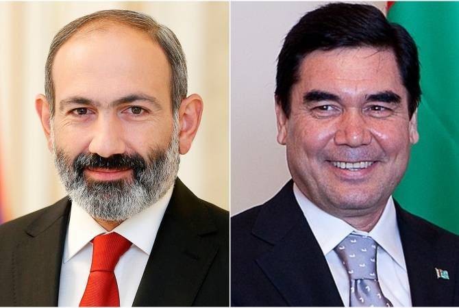 Armenian PM congratulates Turkmenistan on Independence Day