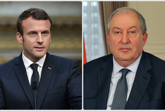 President Armen Sarkissian sends condolence letter to French President Macron