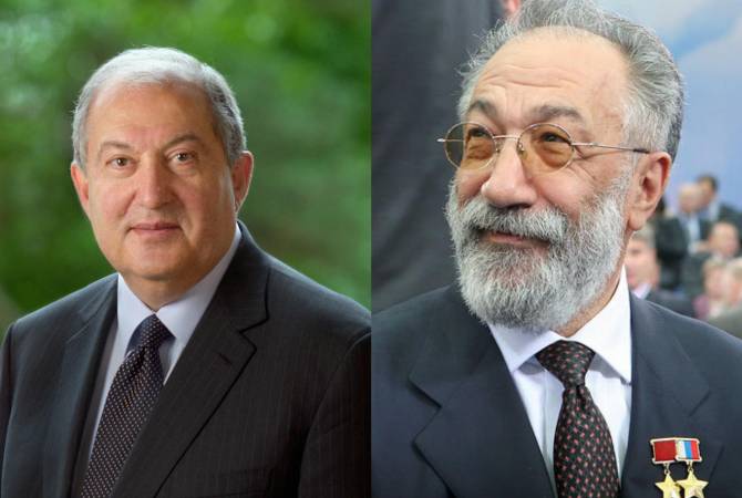 АРМЕНИЯ: Армен Саркисян направил поздравительное послание Артуру Чилингарову по случаю его 80-летия