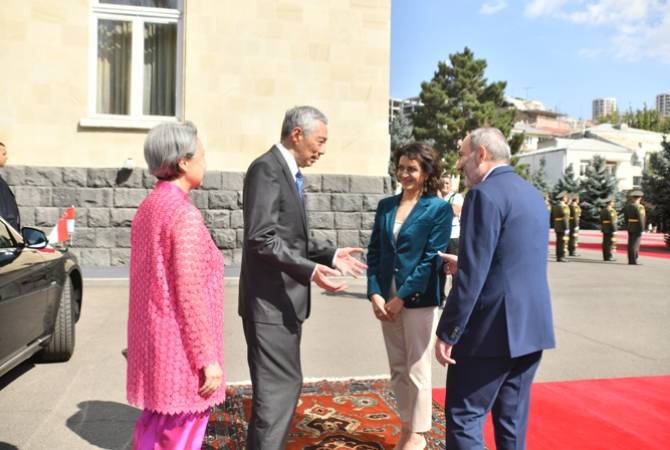 WATCH: Official welcoming ceremony of Singapore’s PM in Yerevan 