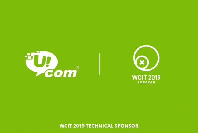  Ucom – технический спонсор WCIT 2019 – Всемирного конгресса по ИТ, который пройдет в 
Армении  
