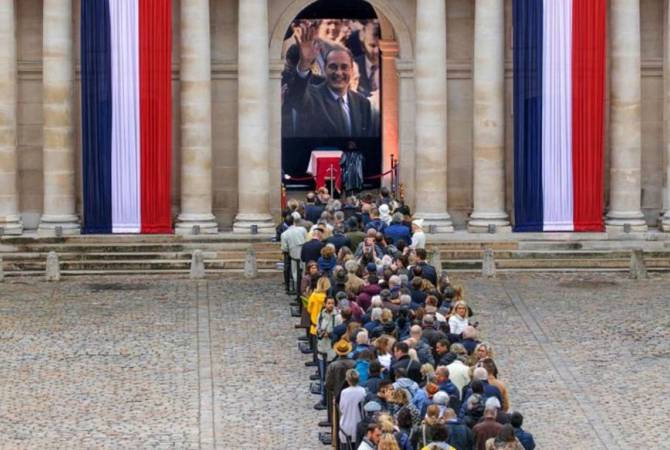 LIVE: World leaders gather in Paris for funeral of Jacques Chirac, Armenian FM in attendance 