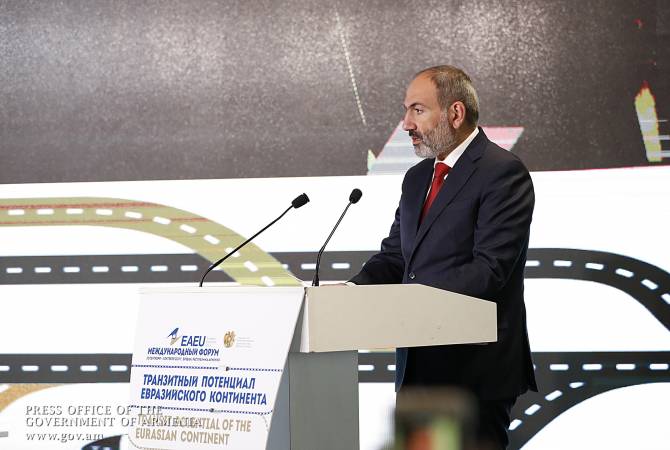 Armenian PM attends “The Transit Potential of the Eurasian Continent” conference in Yerevan
