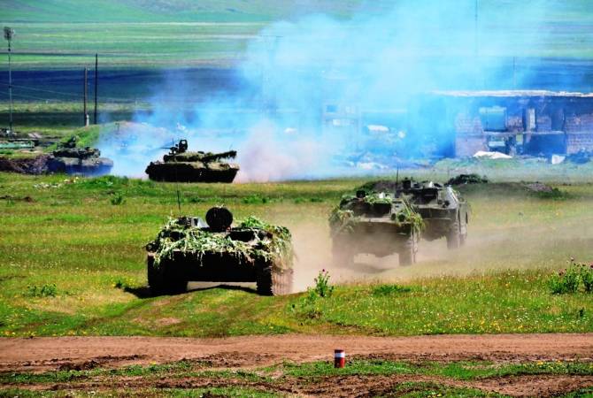 В Армении стартовало совместное российско-армянское двустороннее батальонное 
тактическое учение