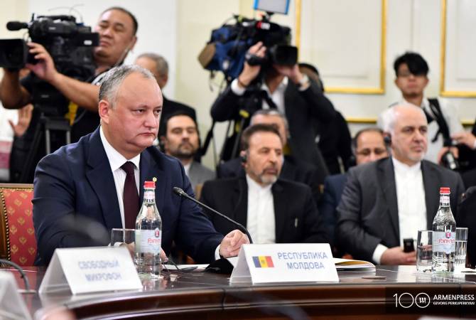 Президент Молдовы выразил надежду на создание большой зоны свободной торговли 
между ЕАЭС и ЕС 

