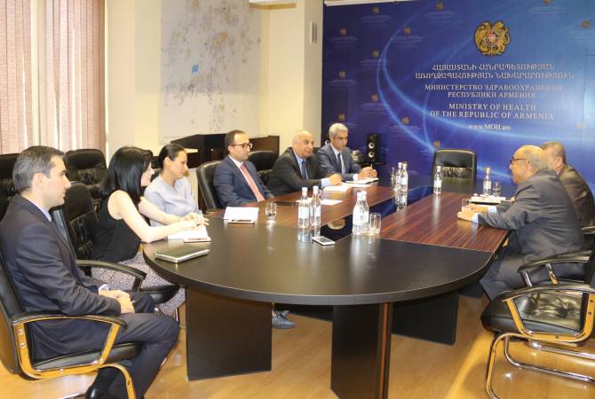 Armenian healthcare minister holds meeting with Ambassador of Malta