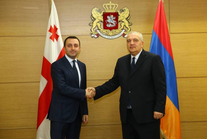Посол Садоян встретился с министром обороны Грузии
